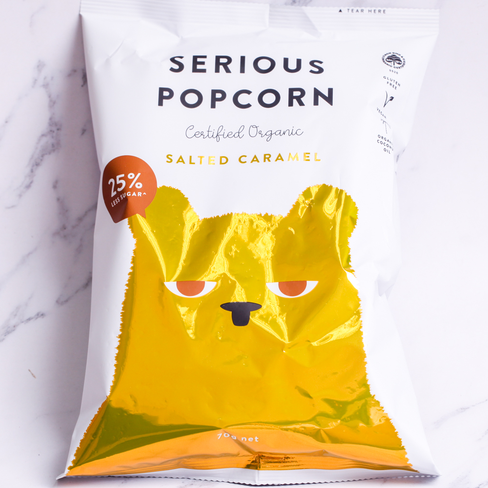 Organic Popcorn, Salted Caramel - Serious Food Co